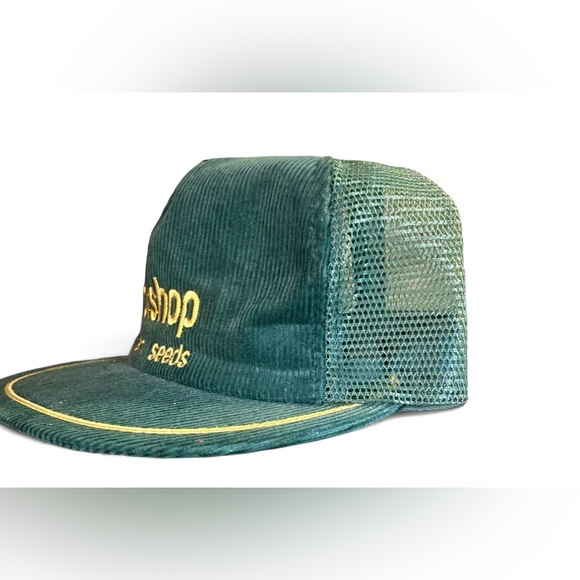 Vintage Green Mesh Bishop truckers hat. - Picture 3 of 4